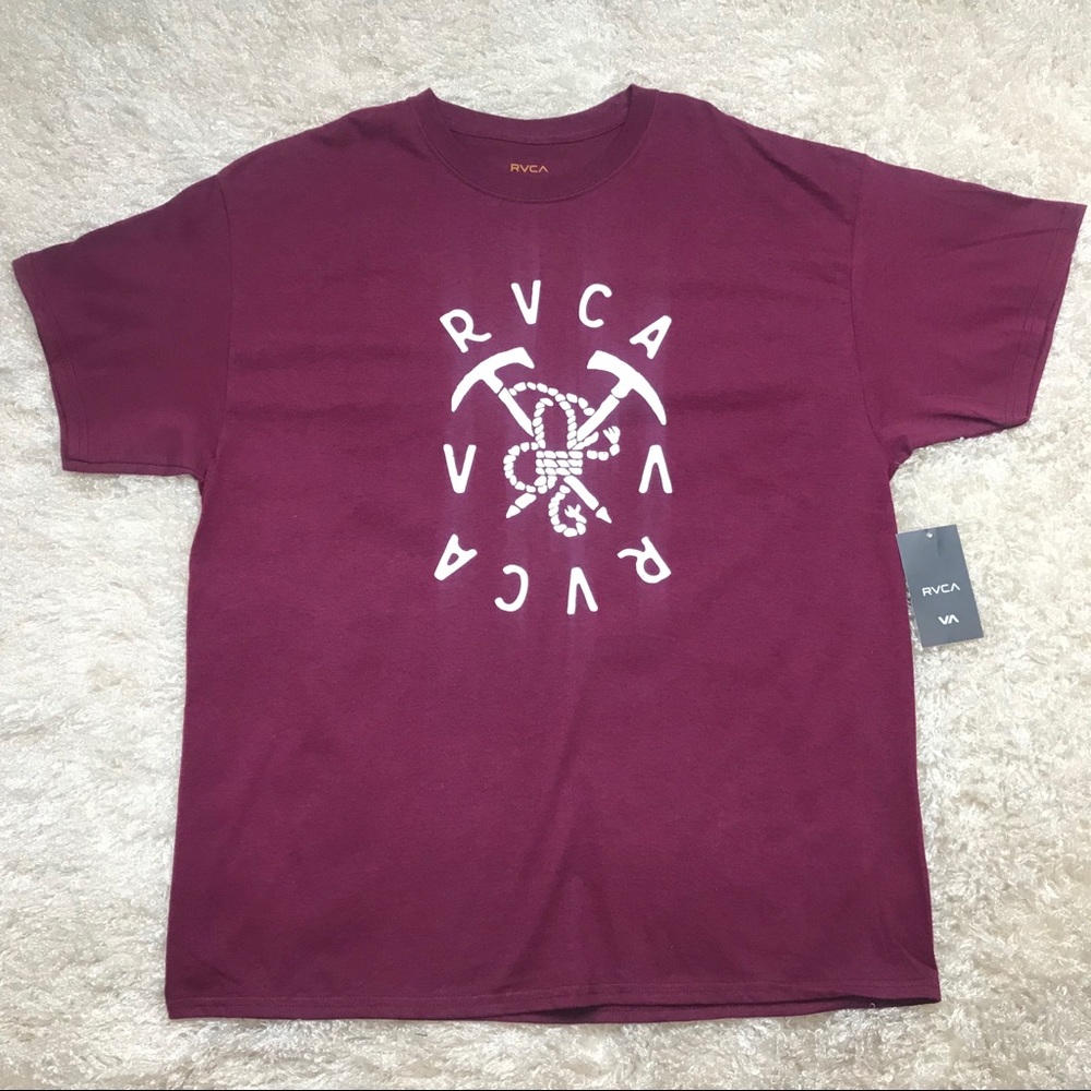 RCVA GRAPHIC T-SHIRT BURGUNDY